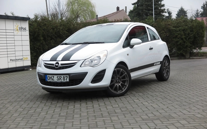 Opel Corsa cena 14990 przebieg: 130000, rok produkcji 2012 z Kartuzy małe 497